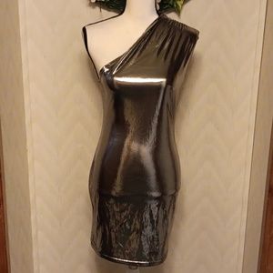 Silver Dress By Marnae